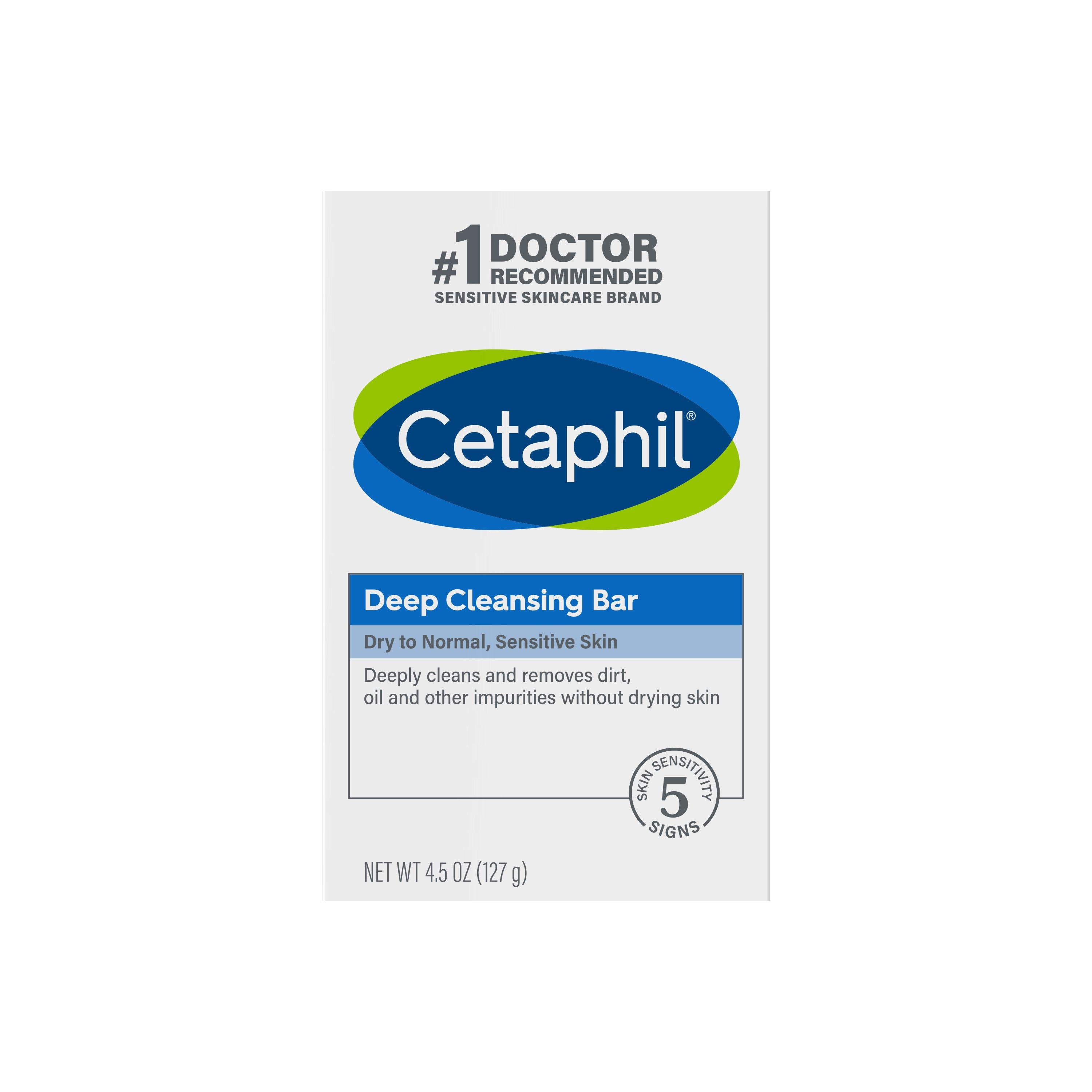 Cetaphil Deep Cleansing Bar 4.5oz