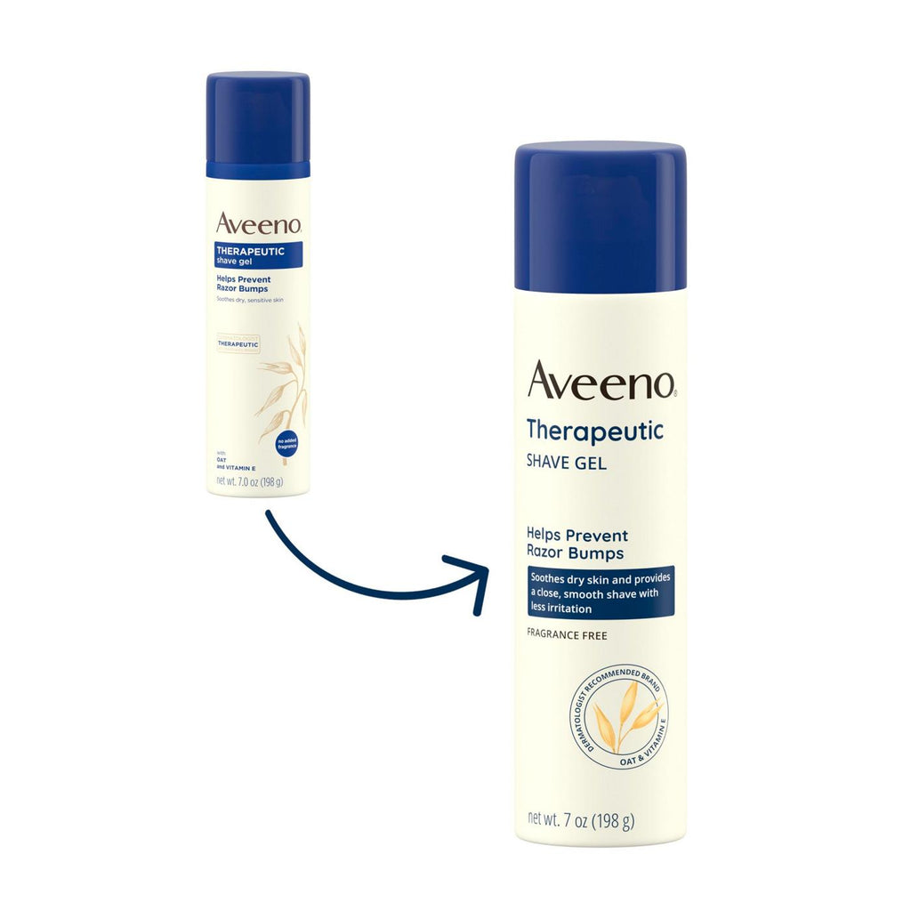 Aveeno Shave Gel Therapeutic Fragrance-Free 7oz
