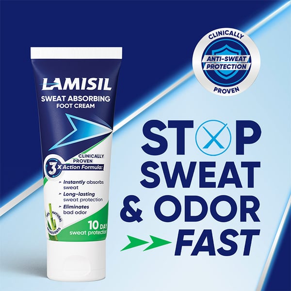 LAMISIL SWEAT ABSORBING FOOT CRM 2.8OZ