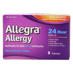 ALLEGRA 24H TB 180MG 5 BPK ND