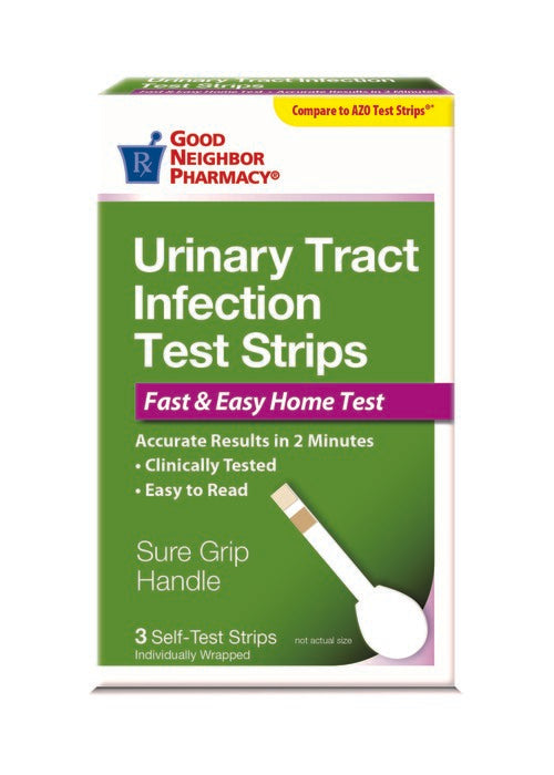 GNP URINARY TRACT INFECTN TEST STRIP 3CT