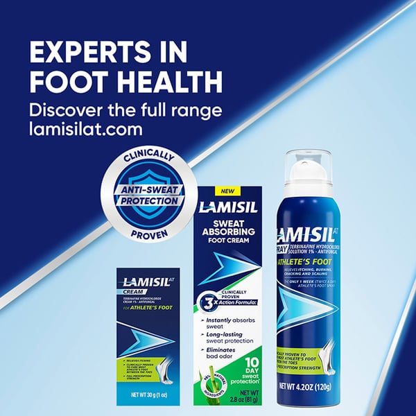 LAMISIL SWEAT ABSORBING FOOT CRM 2.8OZ