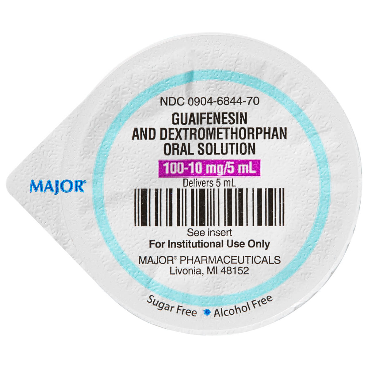 GUAIFENESIN-DM 100-10MG SYR 100X5ML AHP