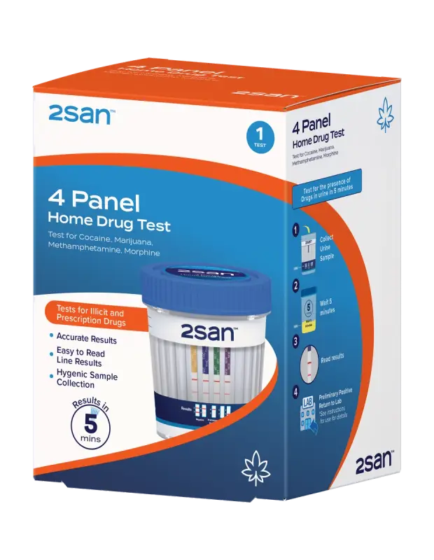 2SAN 4 PANEL HOME DRUG TEST