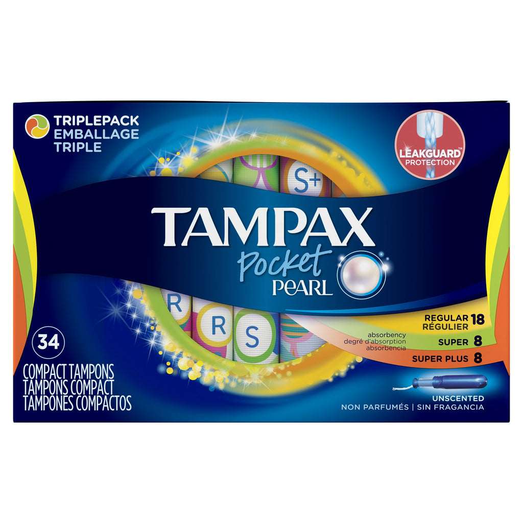 TAMPAX PEARL TM 34 TRIPLEPACK UNS