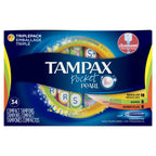 TAMPAX PEARL TM 34 TRIPLEPACK UNS