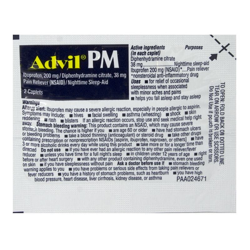 ADVIL PM TB 38-200MG 40 CPLT
