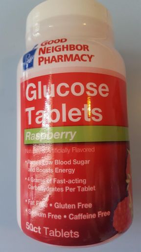 GNP GLUCOSE TAB ORANGE 50CT
