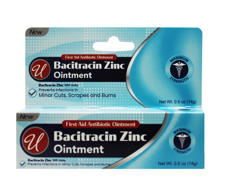 BACITRACIN PK 500U/GM 144X0.9GM