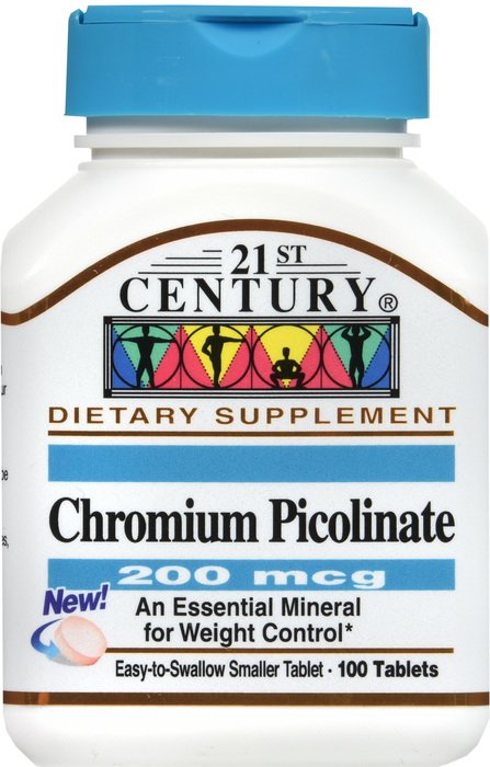 CHROMIUM PICOL TB 200MCG 100