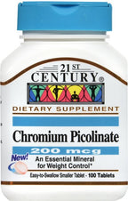 CHROMIUM PICOL TB 200MCG 100