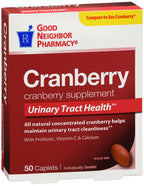 GNP URIN HLTH VITC CRNBRY TAB 50