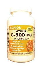 VIT C 500MG TABLET 300CT MAJOR