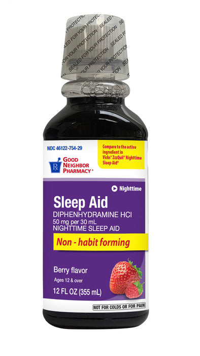 GNP NIGHT TIME ORIGINAL 30 MG LIQ 12OZ
