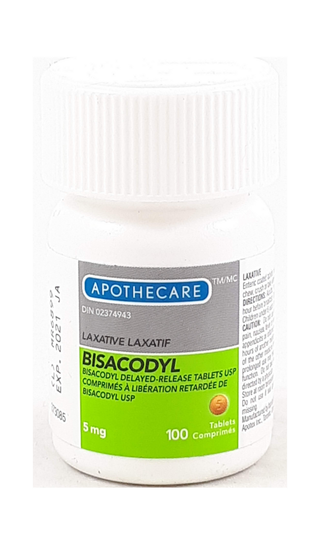 BISACODYL TB 5MG 25 EC