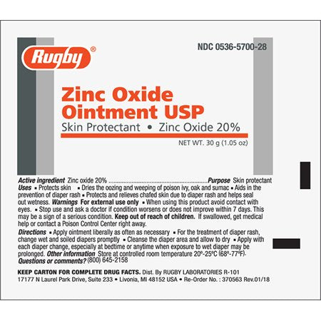 ZINC OXIDE 20% ONT 30 GM