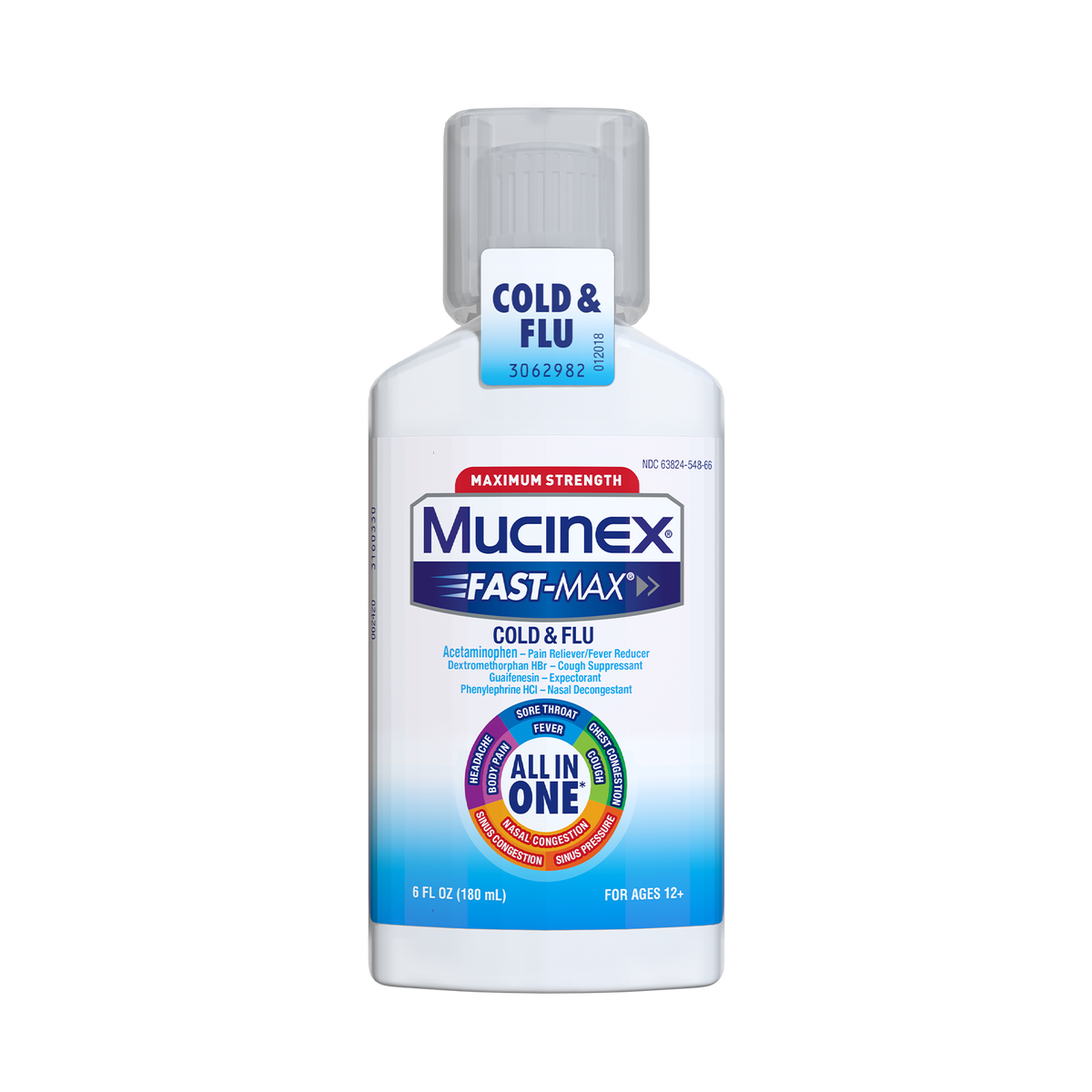 MUCINEX F/MAX C/F/ST LQ 177ML
