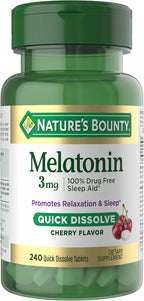NB MELATONIN TB 3MG 240 CHERRY SL