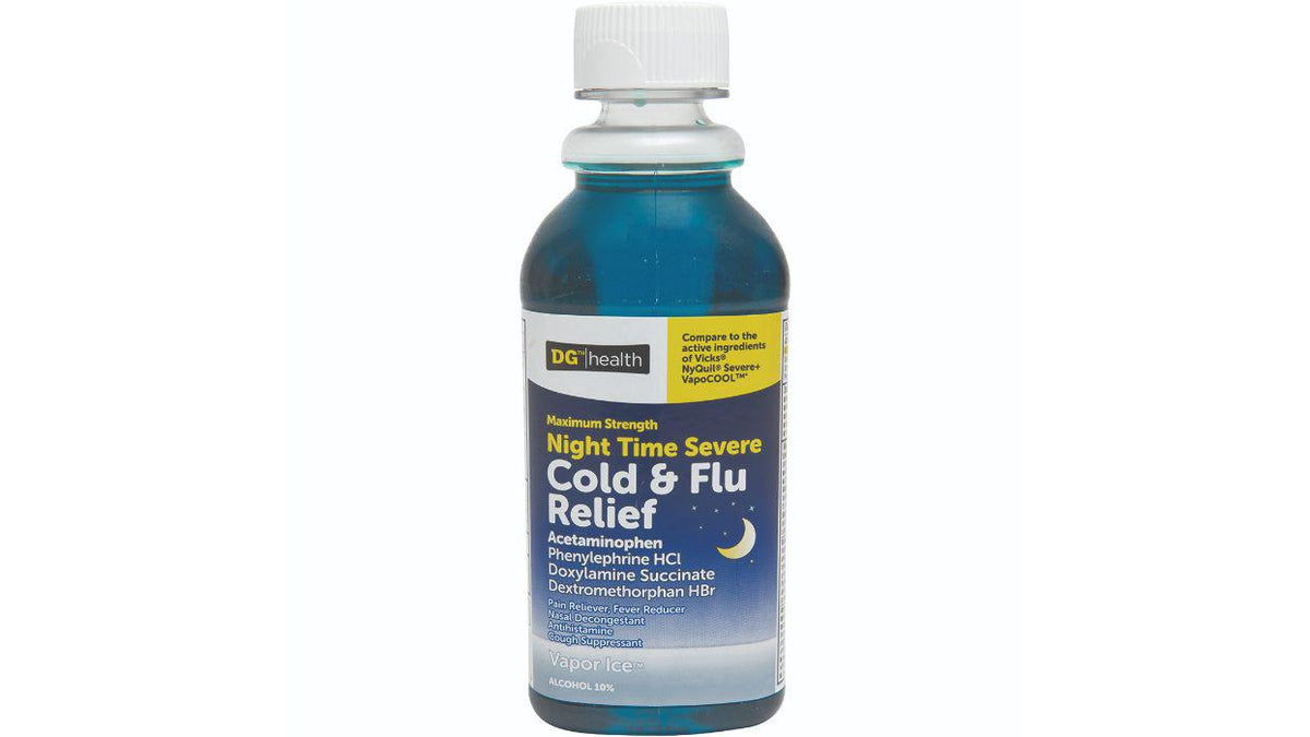 GNP NIGHT TIME COLD & FLU SGC 24