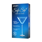 2SAN SAFE SIP PLS DRINK STICKER TEST 4CT