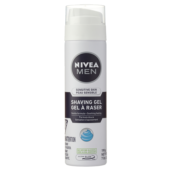 NIVEA FOR MEN SHAVE GL 7OZ SNST