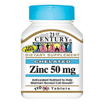 ZINC TB 50MG 100+10%FREE