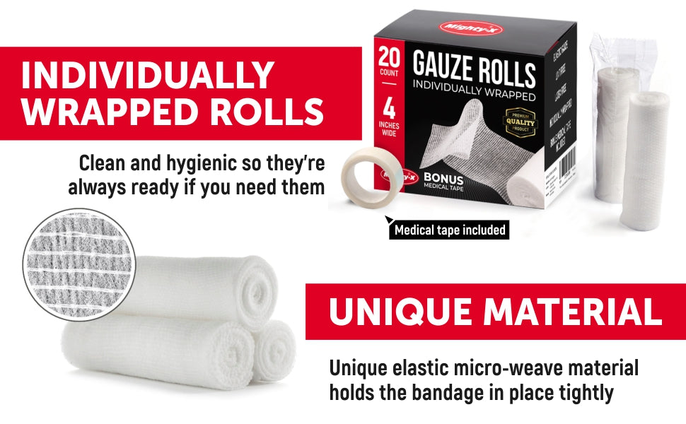 B/A ROLLED GAUZE DS 5 LRG 4NX2.1Y