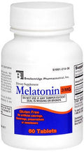MELATONIN 3MG TABLET 60CT BRECKENRIDGE