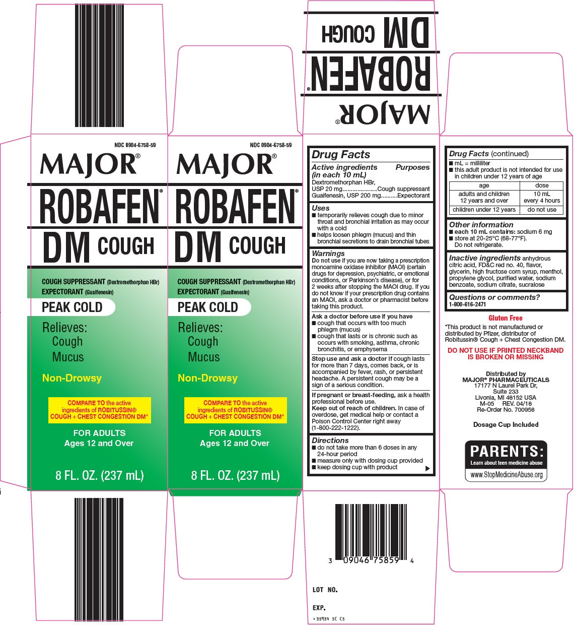 ROBAFEN DM SR 200-20MG/20ML 118ML