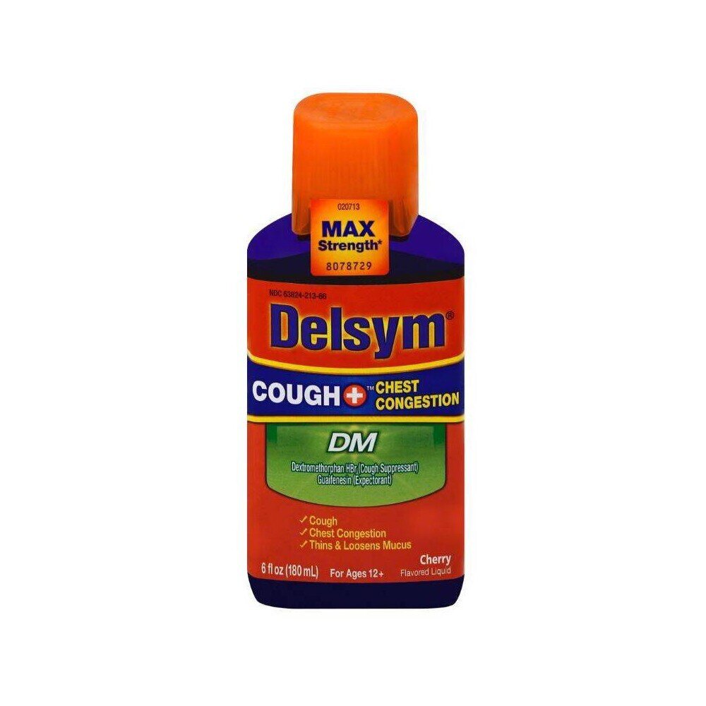 DELSYM COUGH+DM LQ 180ML CHY ADT
