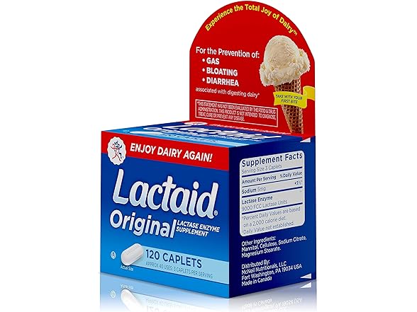 LACTAID ORIGINAL TB 120 CPLT