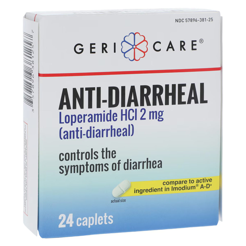LOPERAMIDE ANTI-DIARRH 2MG CPL 24CT GCP