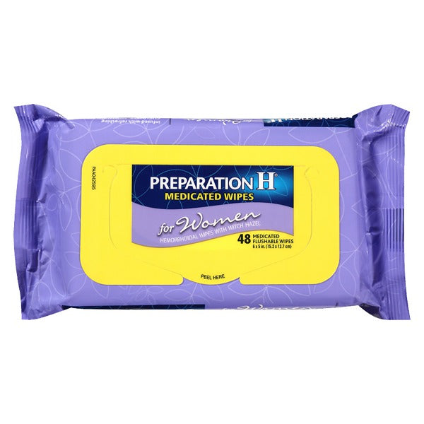 PREPARATION H WIPE 48CT