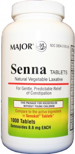 SENNA TB 8.6MG 1000