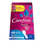 Carefree Thong Regular 49 Count Unscented Liner