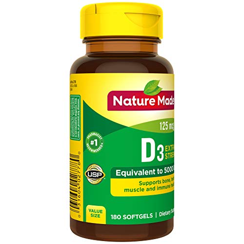 GNP VITAMIN D3 125MCG 5000IU SGC 100CT