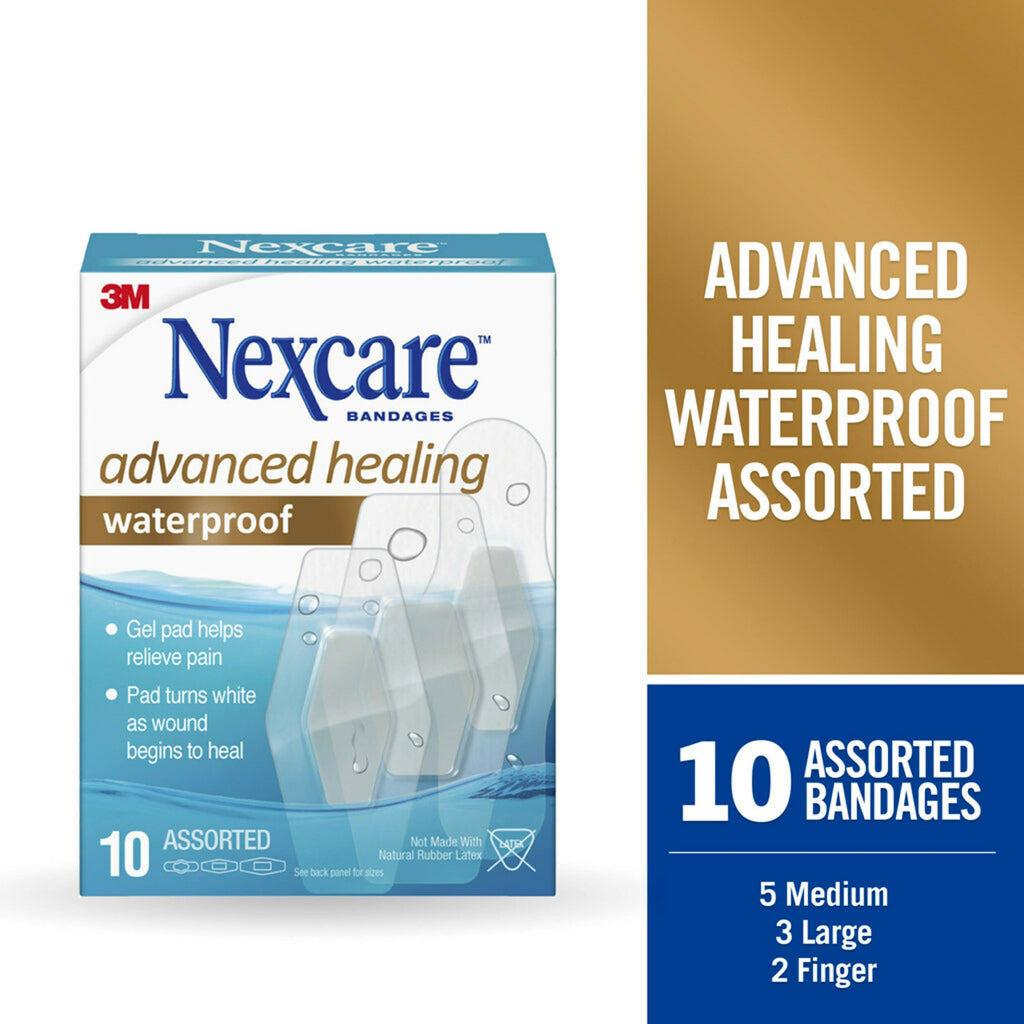 NEXCARE ADVANCED AP 10 WP CLR ASSORTED