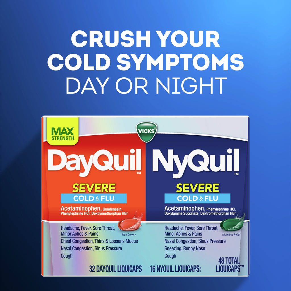 VICKS DAYQUIL C/F GC 48 LIQUICAPS