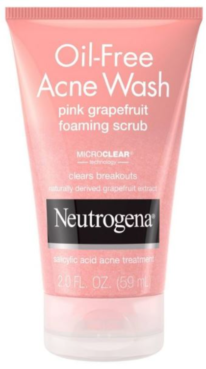 Neutrogena Acne Wash Pink Grapefruit Scrub 2oz (12in)