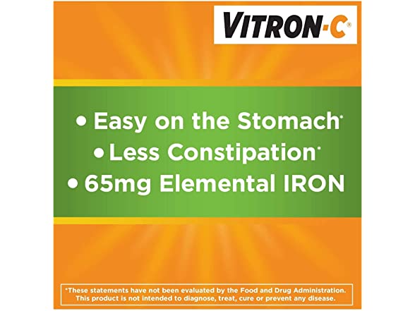 VITRON-C TB 60 65MG FE