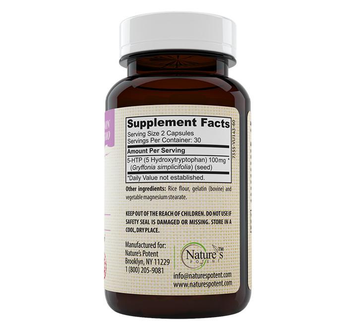 5 HTP 200MG CAP 50CT NAT TRU