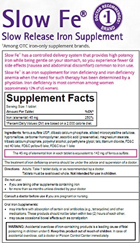 SLOW FE TB 45MG 30 SR