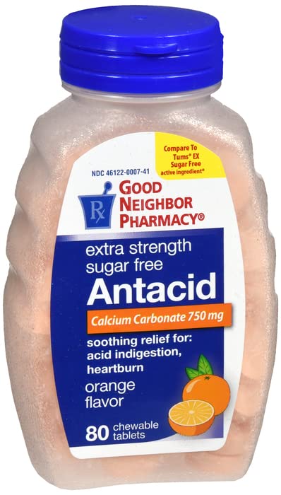 GNP ANTACID X/S CHEW CHW 100