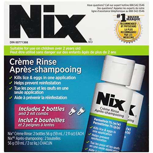 NIX CD 1% 2X2OZ  CREME FMLY PK
