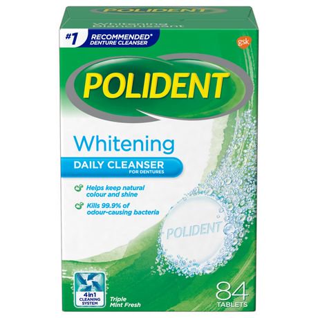 POLIDENT DENTURE CLEANSER TB 30