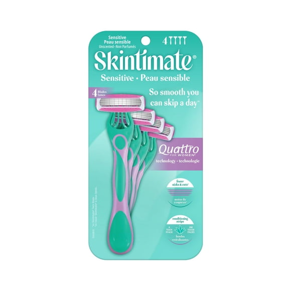SKINTIMATE SENS PEACE MIND 4 BLD RAZOR 4