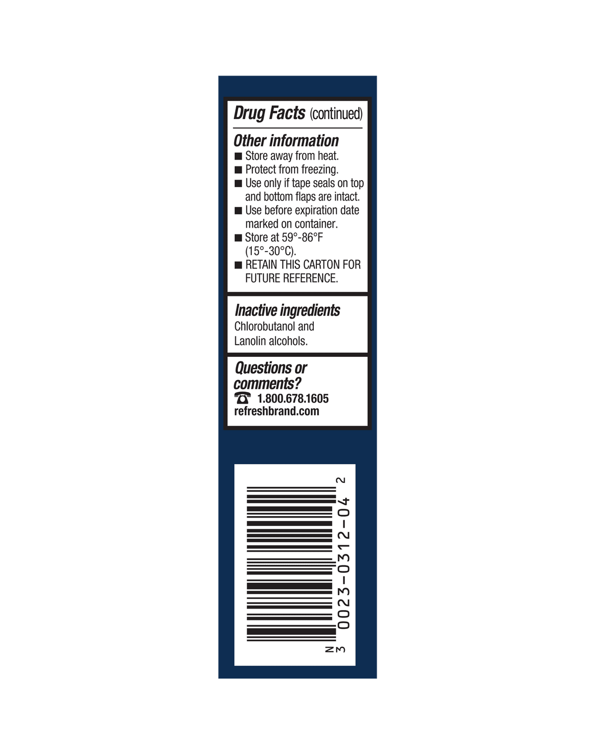 LACRI-LUBE OI 3.5GM SOP OPTH