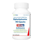 DIPHENHYDRAMINE HCL 50 MG CAP 100 UD