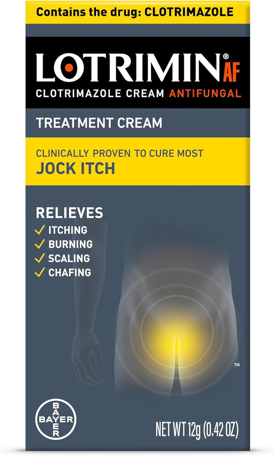LOTRIMIN AF CR 1% 12GM JOCK ITCH