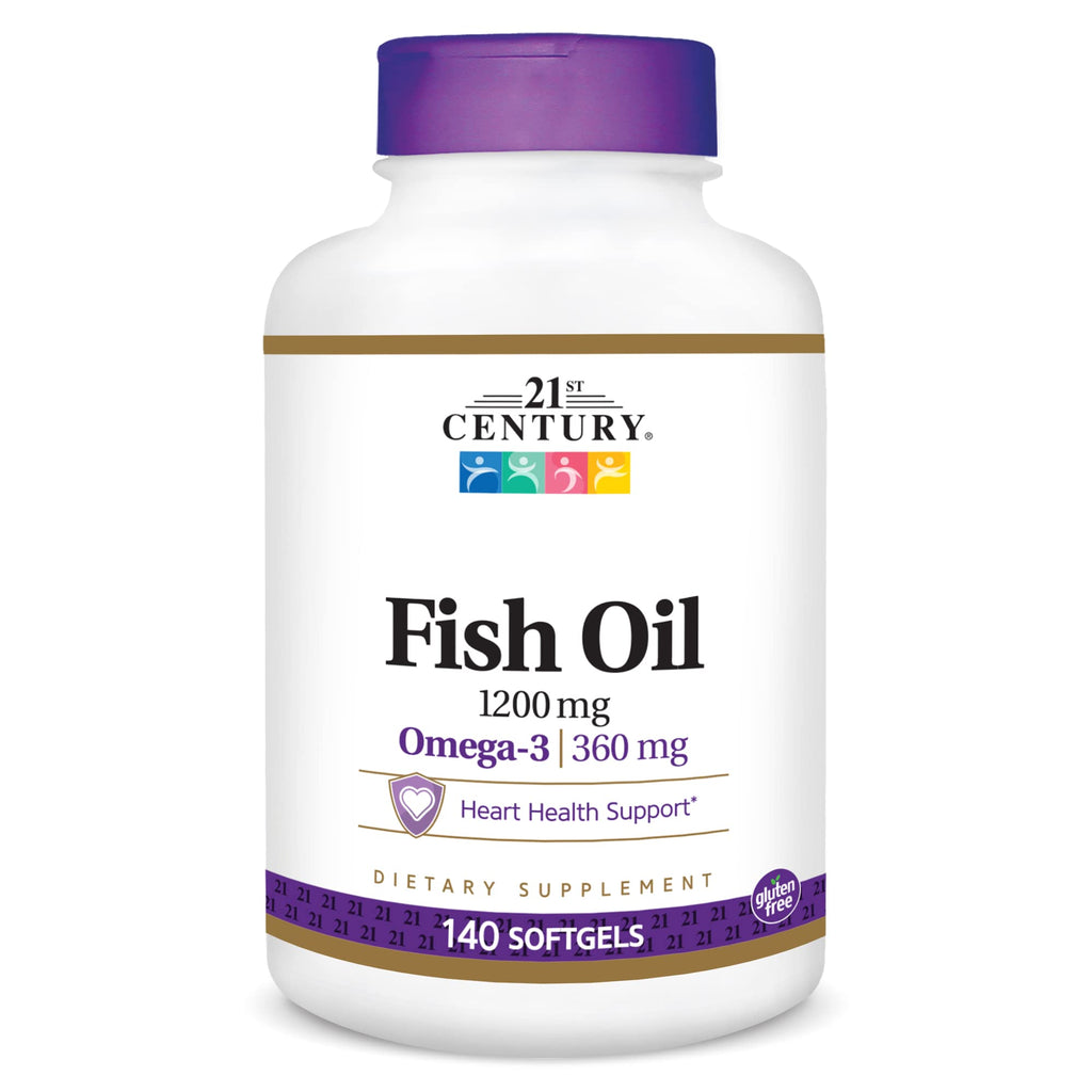 FISH OIL 1200MG SOFTGEL 140CT 21ST CENT